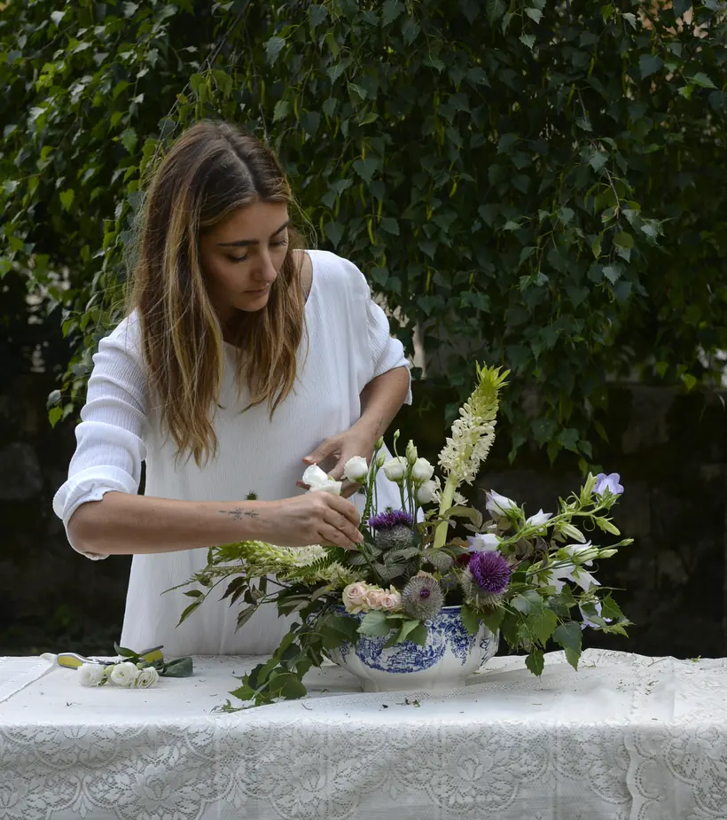 Sybile Loppé au travail